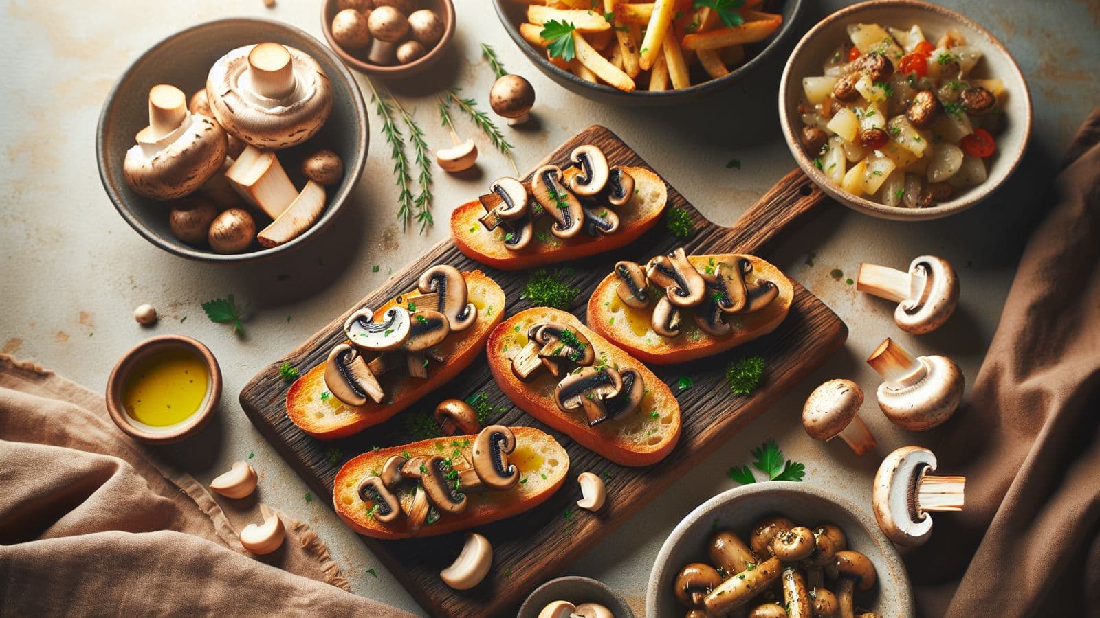 Try these vegan mushroom tapas to satiate your cravings