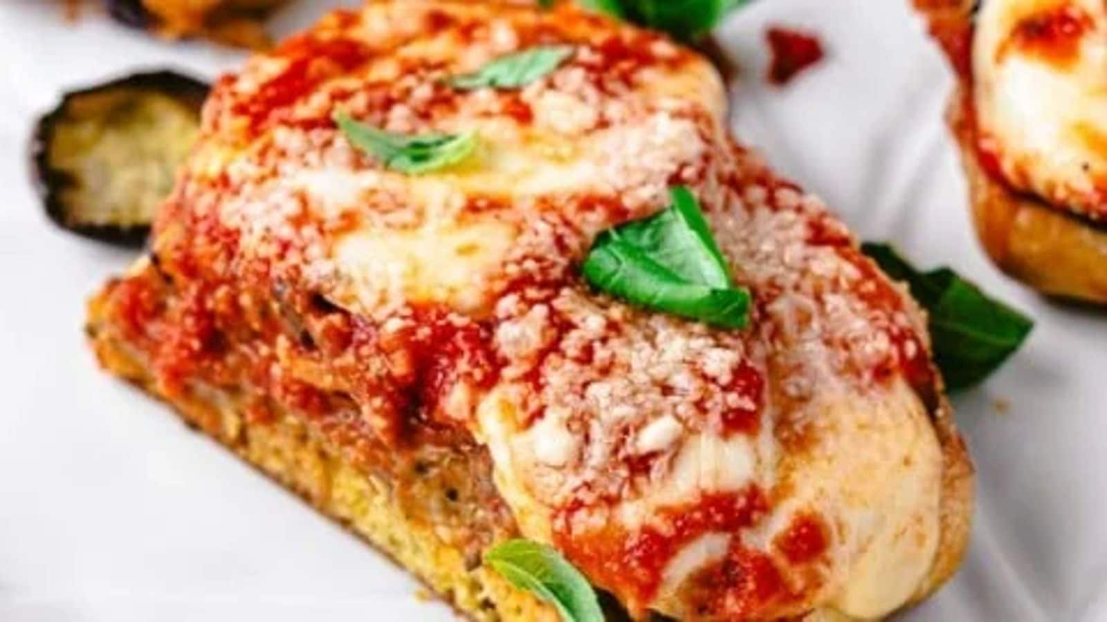 It's recipe time! Try this eggplant Parmesan sandwich recipe