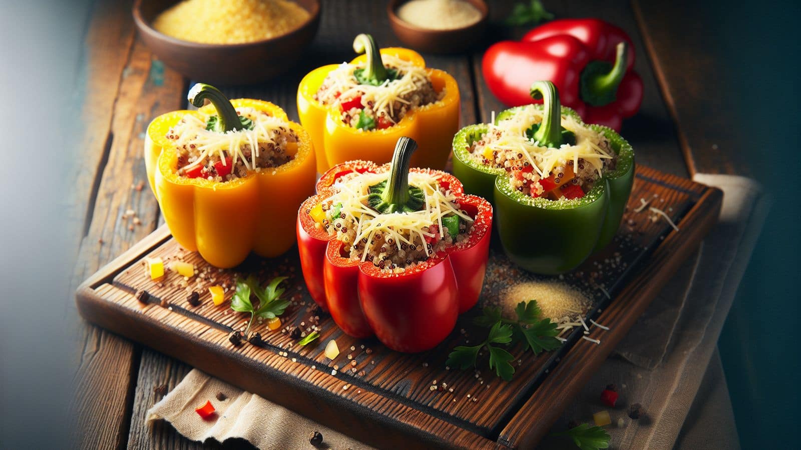 Why quinoa-stuffed bell peppers are the perfect fix to hunger