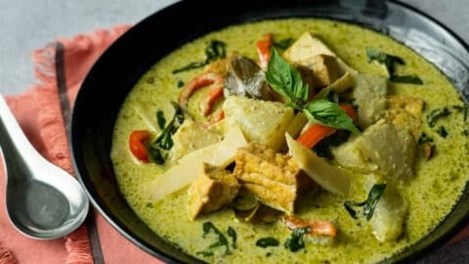 Recipe: Whip up delicious Thai green curry with veggie balls