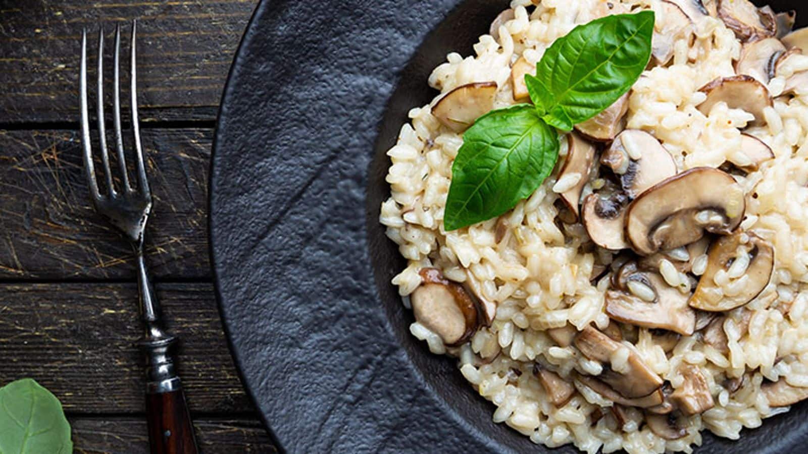 Try this luxurious truffle mushroom risotto recipe
