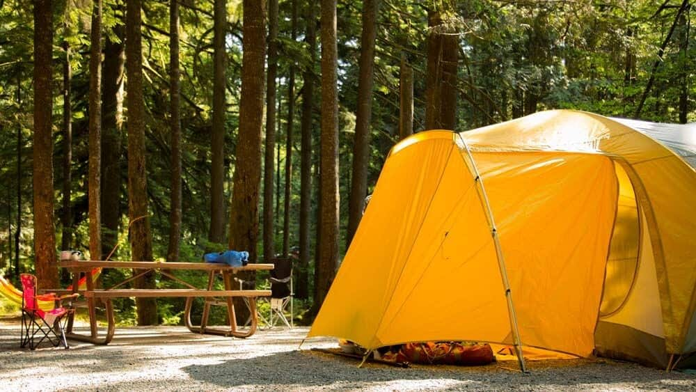 Wilderness camping essentials in Banff