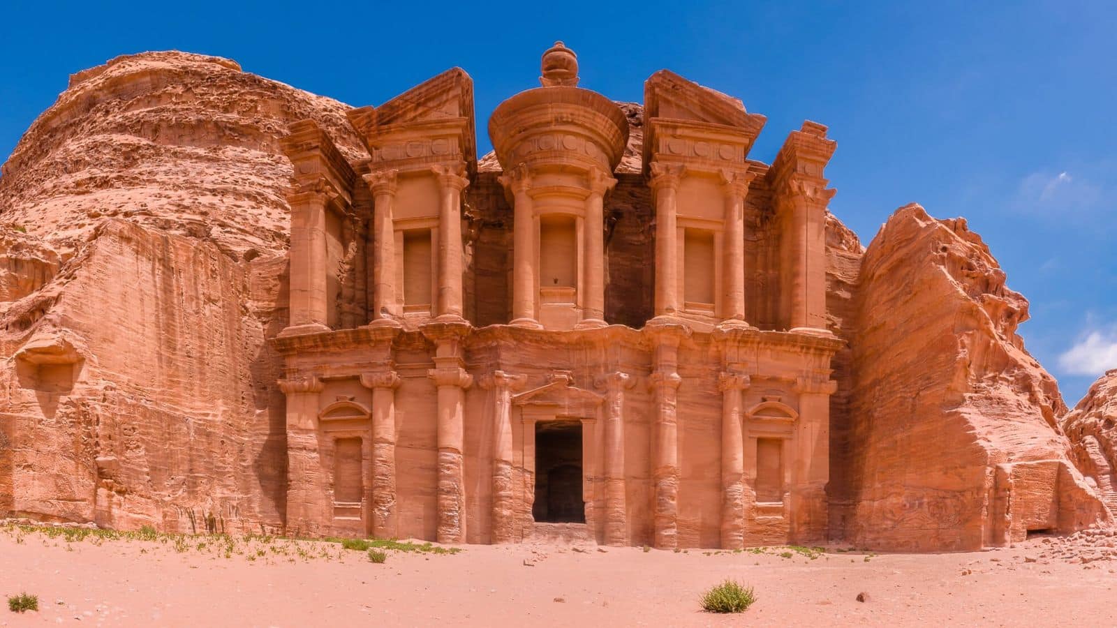 Head over to Petra, Jordan's ancient city