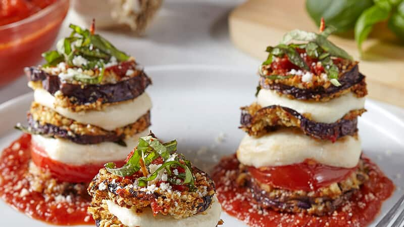 Recipe-o'-clock: Make Italian eggplant Parmesan stack