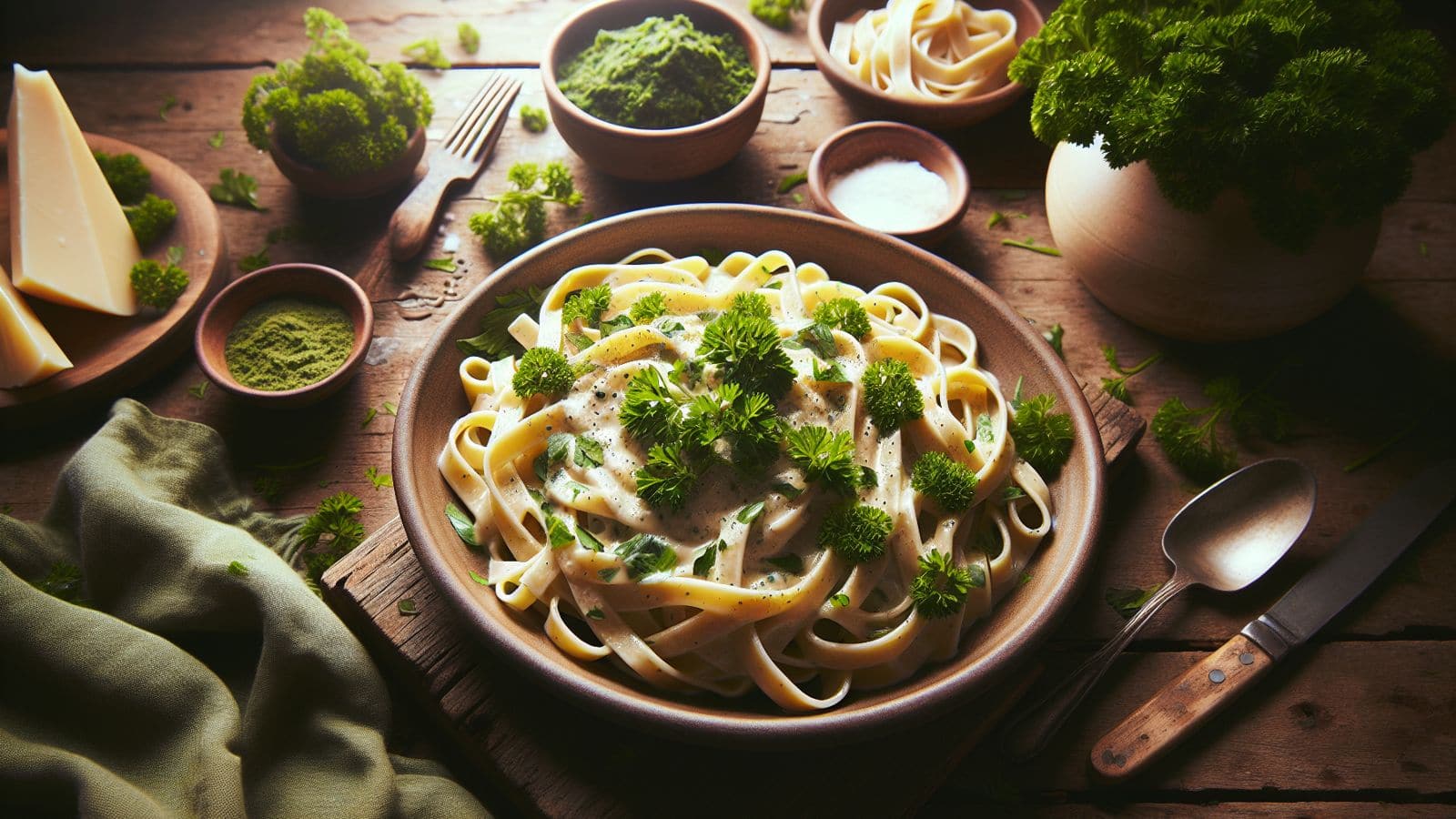 Recipe: Make this delicious vegan fettuccine Alfredo pasta at home 