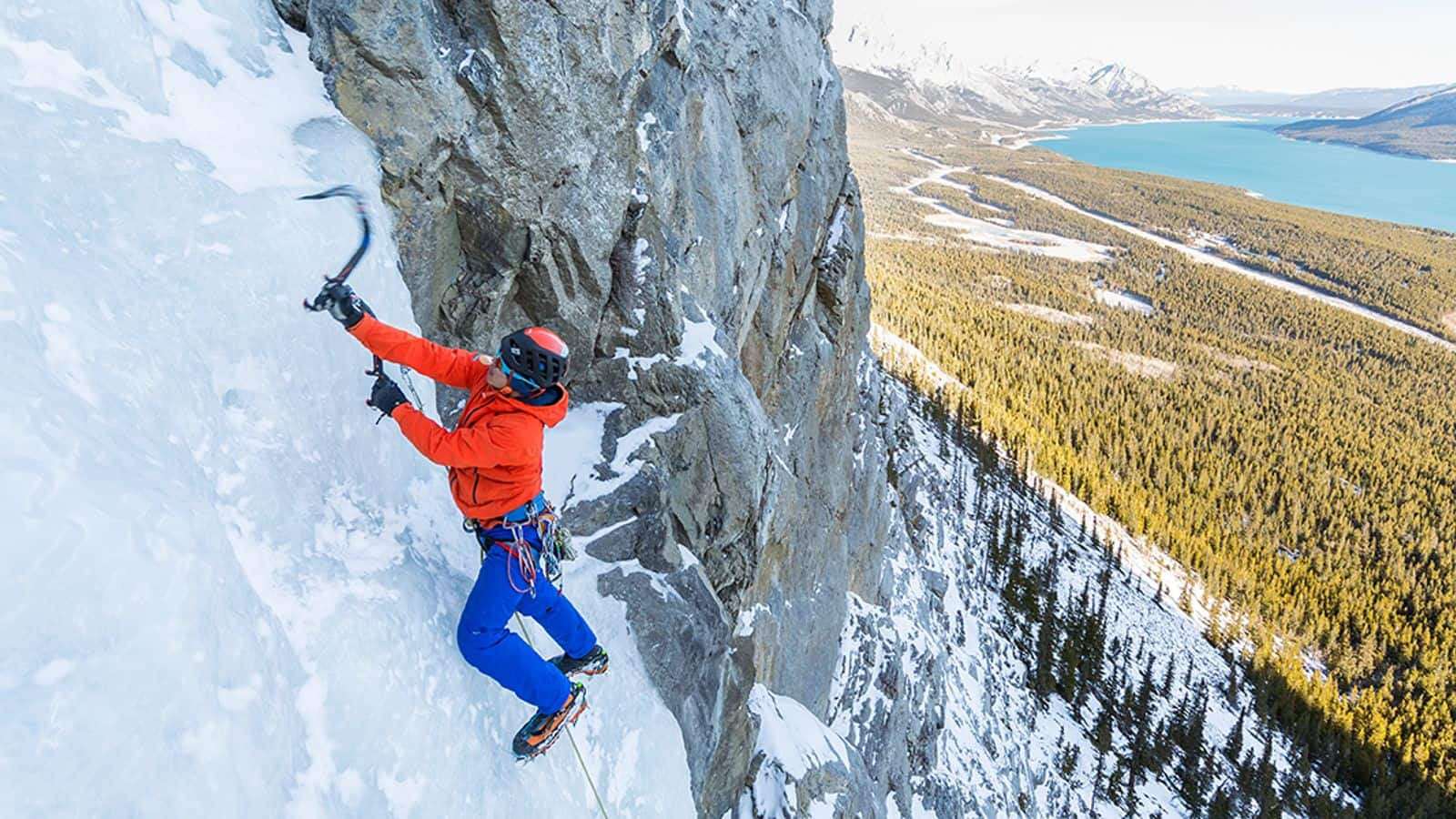 A guide to thrilling ice-climbing adventures in the Canadian Rockies