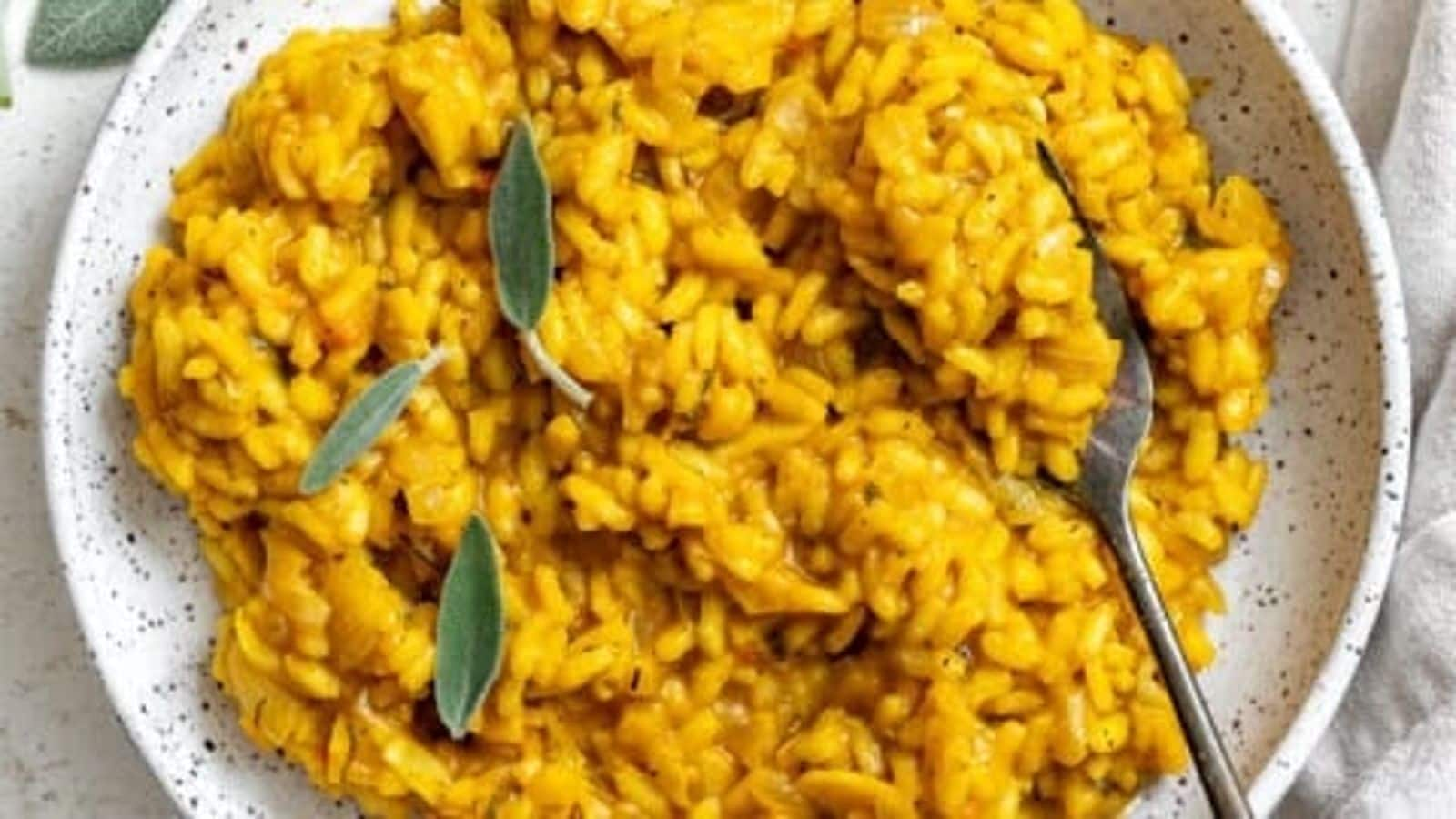 Recipe-o'-clock: Make Italian vegan pumpkin risotto at home