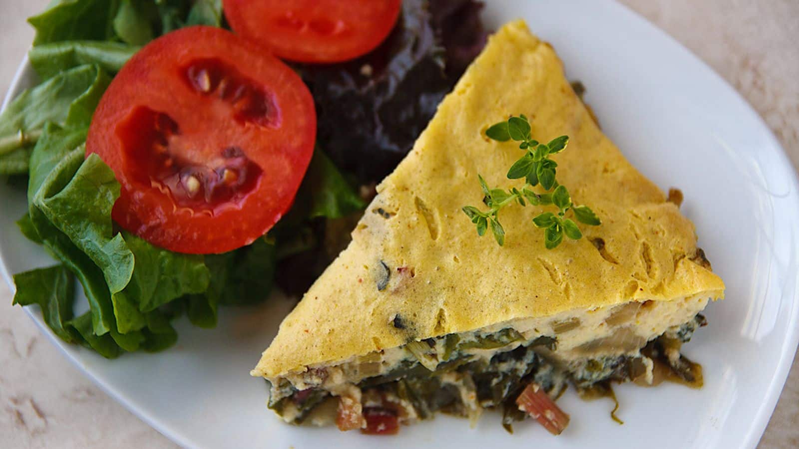 Impress your guests with this scrumptious Swiss chard quiche