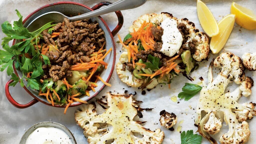 Check out this Moroccan spiced roasted cauliflower recipe