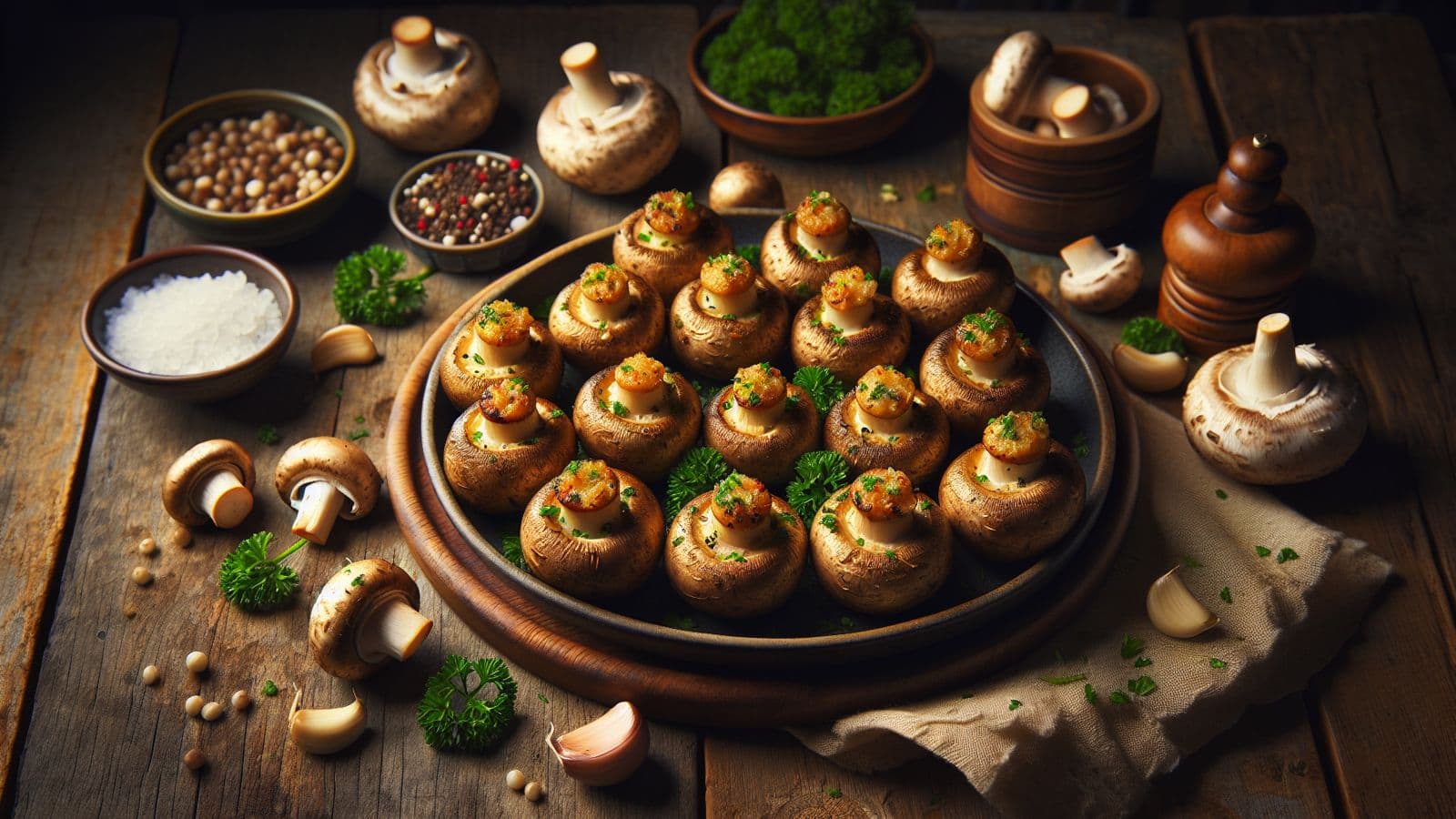 Recipe: This gourmet garlic-stuffed mushrooms will impress your guests