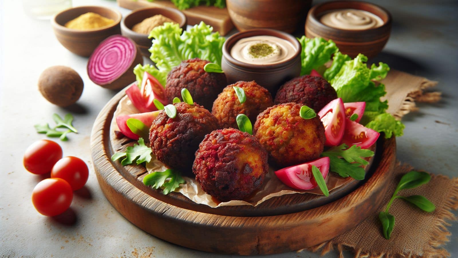 Try this beetroot falafel recipe at home