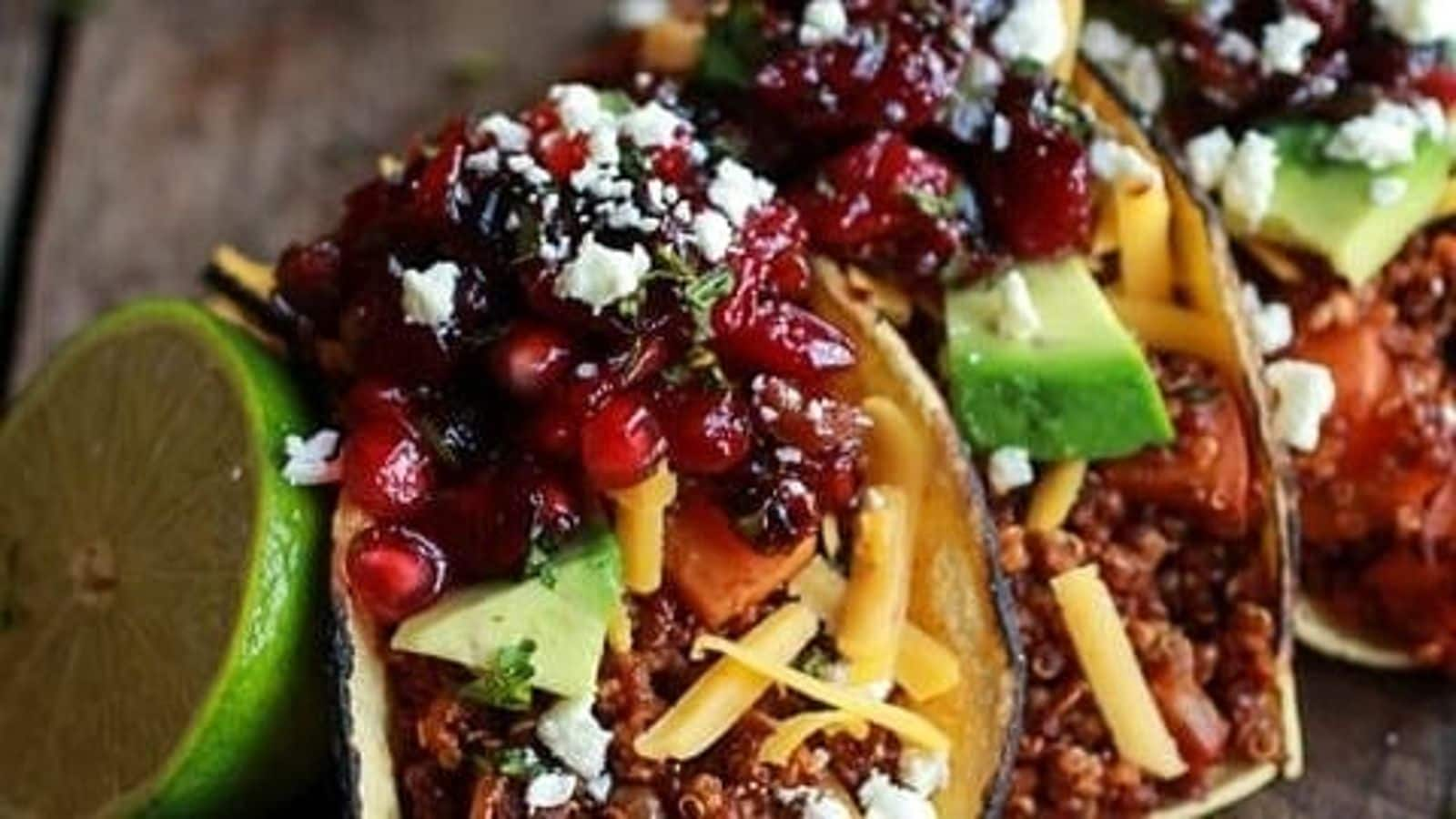 Check out this Mexican chipotle sweet potato taco recipe