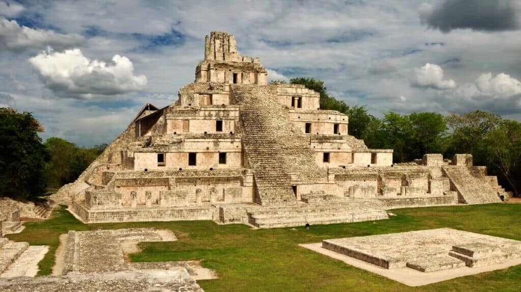 Exploring ancient Mayan ruins in Yucatan