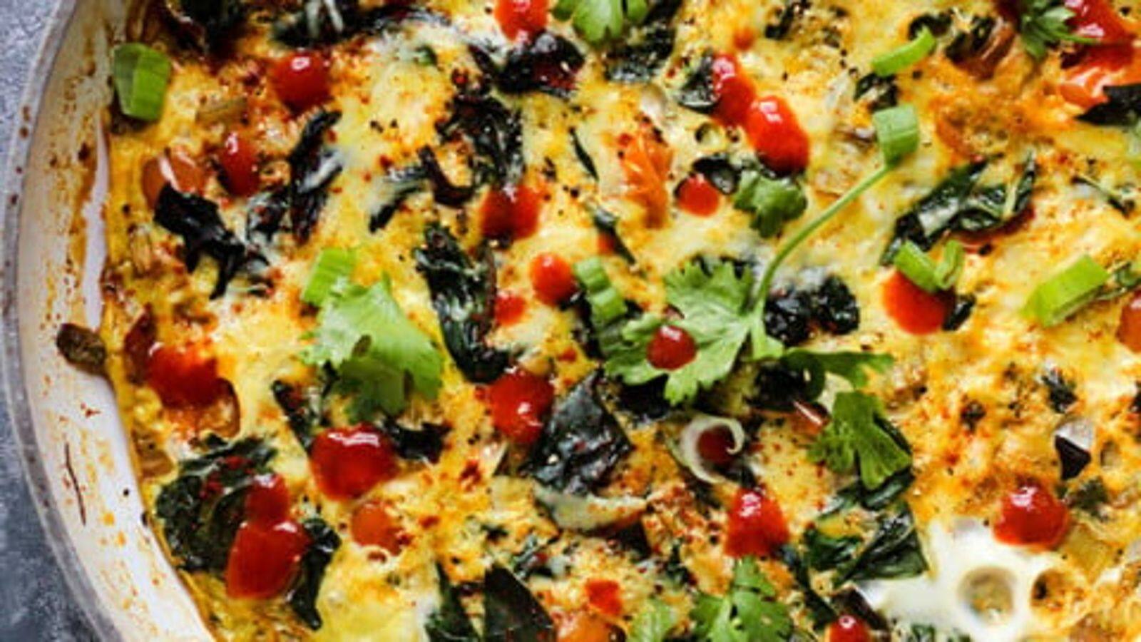 Prepare this delectable Swiss chard frittata today