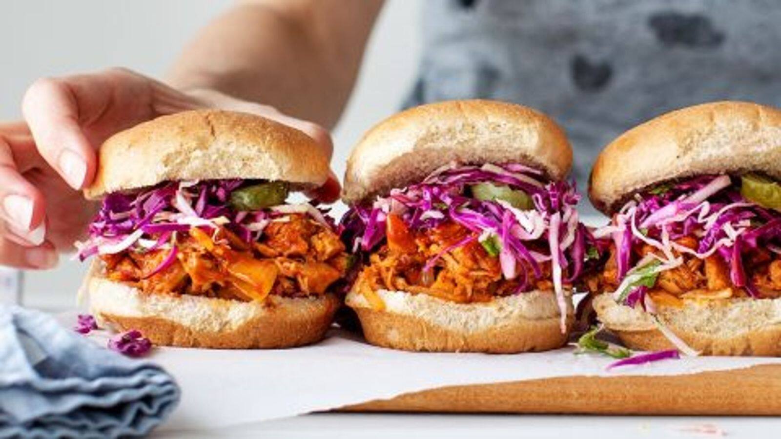 Vegans will enjoy this jackfruit-based dish