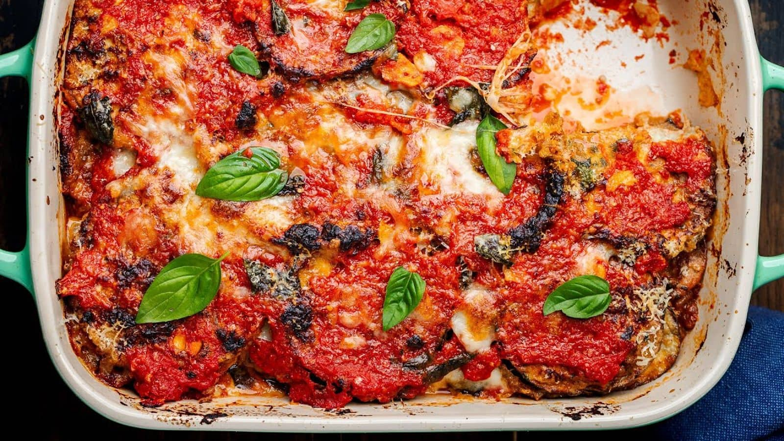 Have you tried this Italian eggplant Parmesan bake recipe