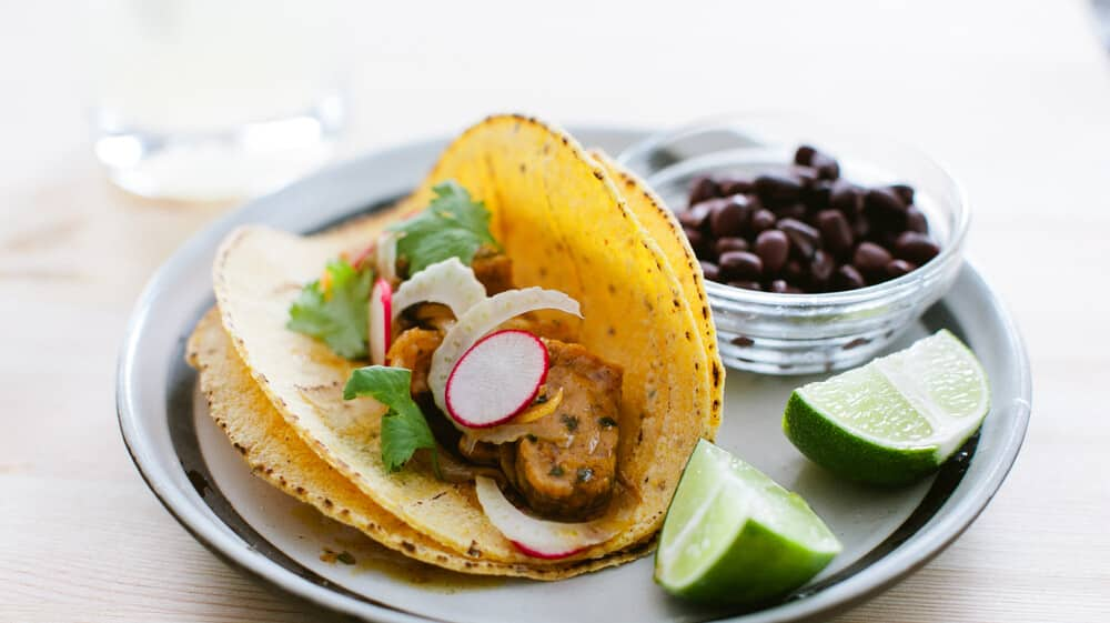 Make Caribbean jerk tempeh tacos at home with this recipe