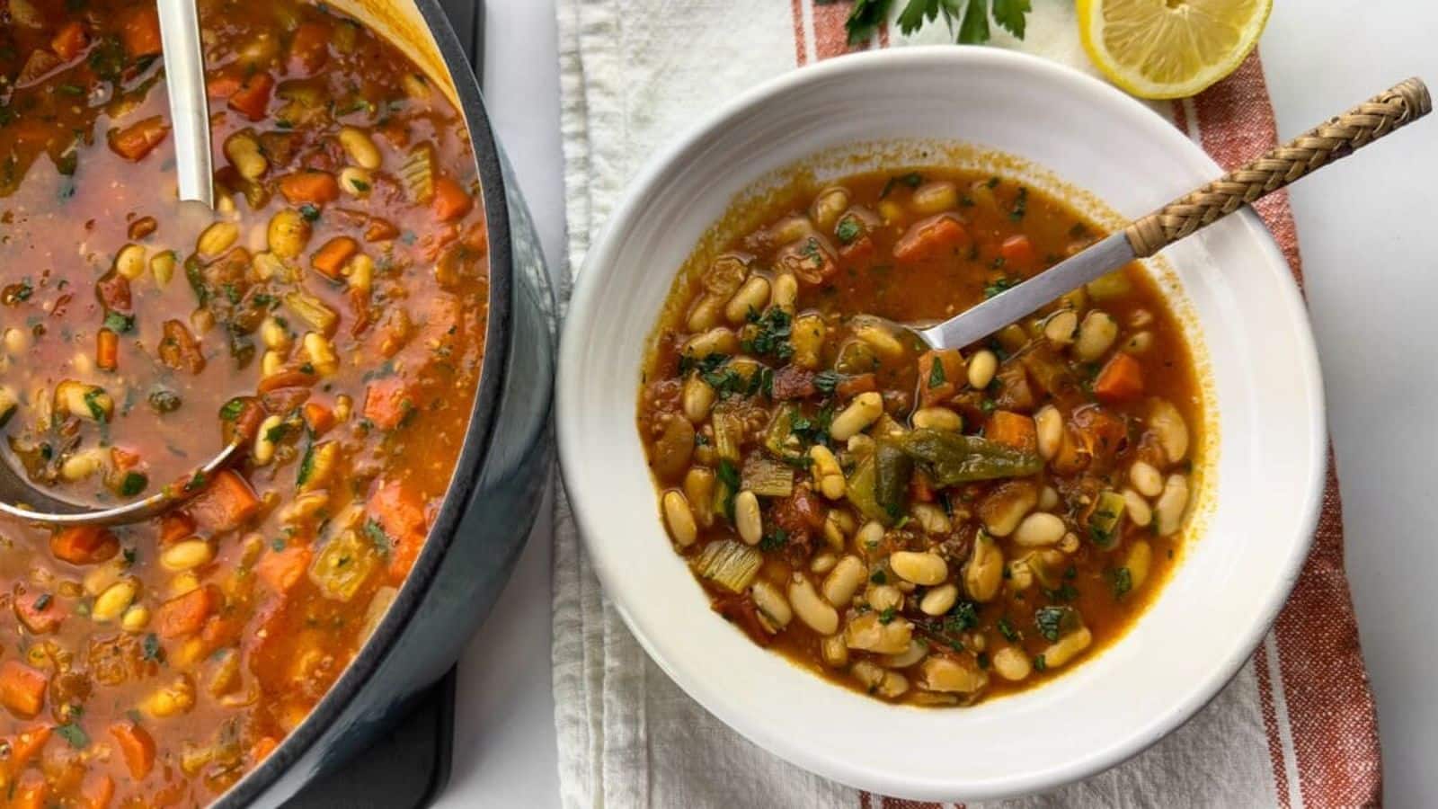 Try this classic Greek fasolada soup recipe