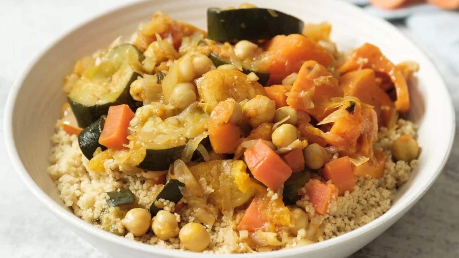 Check out this vegetarian Moroccan spiced couscous recipe