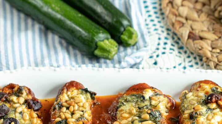 Try Mediterranean stuffed zucchini boats recipe for a flavorsome day