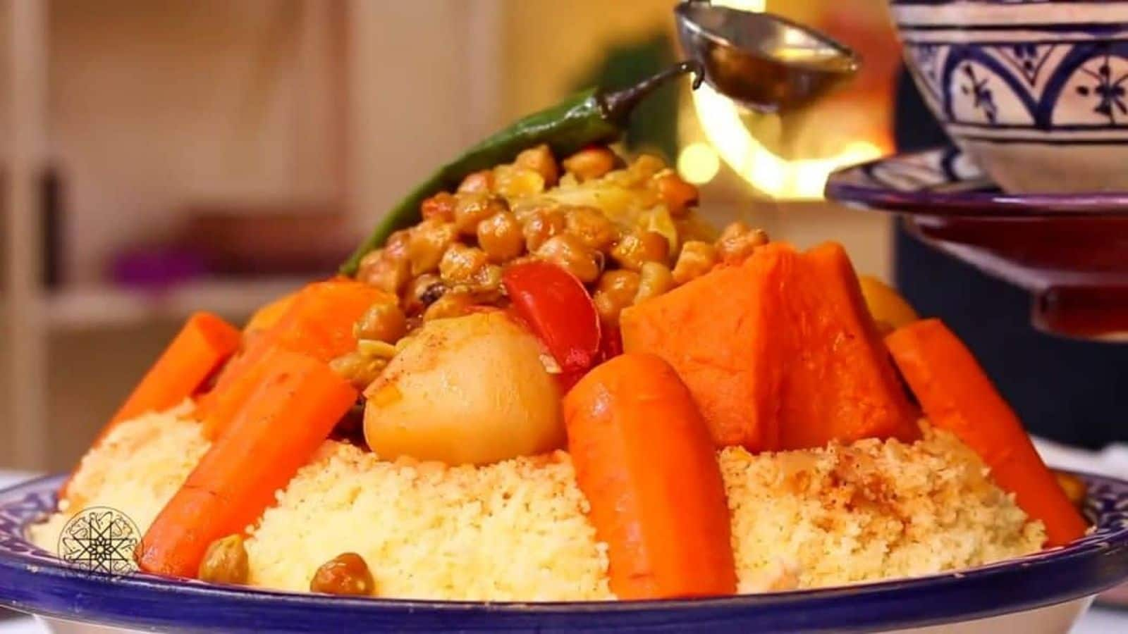 It's recipe time! Prepare this Moroccan pumpkin couscous at home