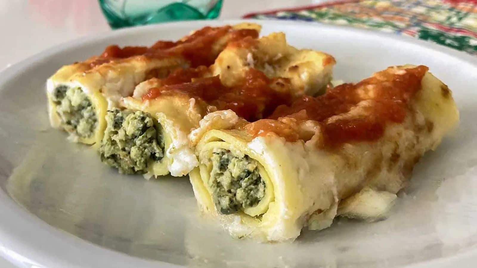 Recipe: Cook spinach and ricotta cannelloni for a flavorsome day