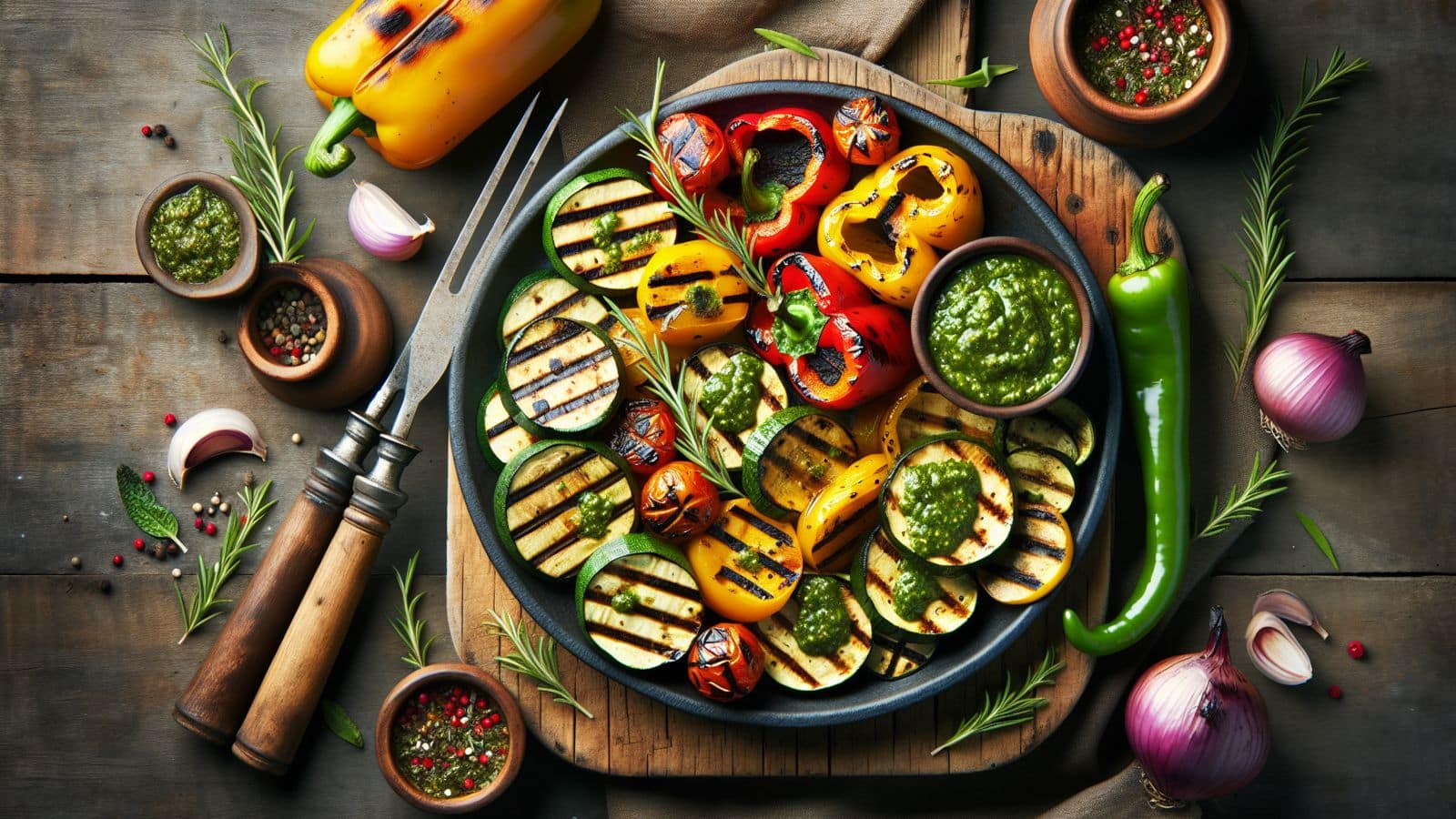 Recipe: Make authentic Argentine chimichurri veggie grill
