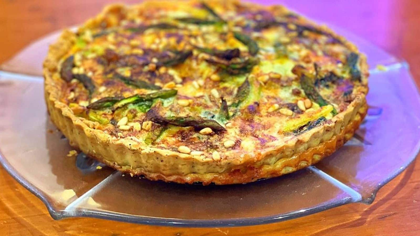 Guests coming over? Serve this Swiss chard and Gruyere tart