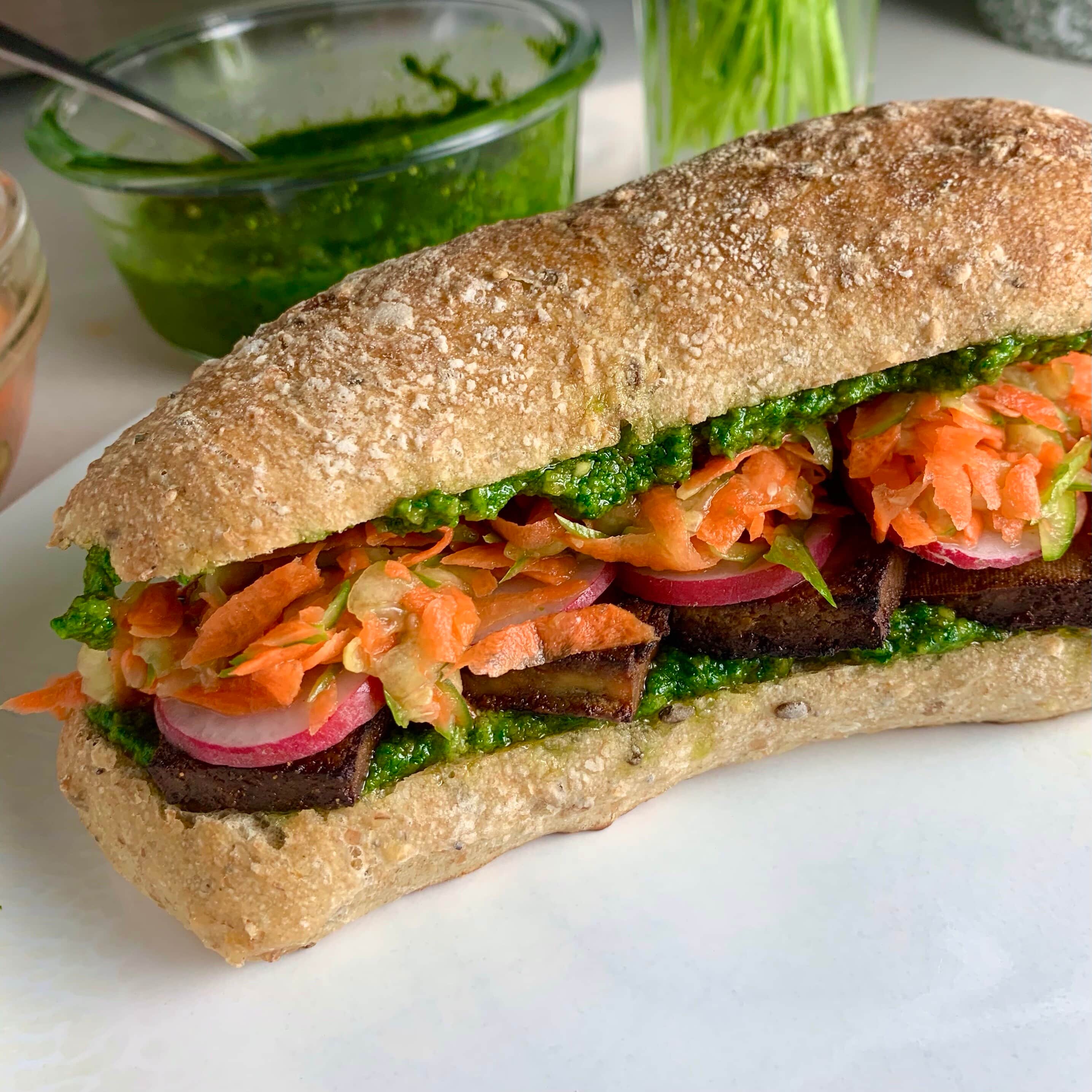 Try this Vietnamese Banh Mi Sandwich recipe at home