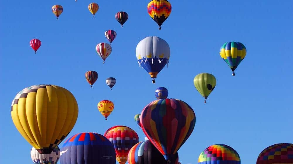 Albuquerque's hot air balloon fiesta: A sky full of colors