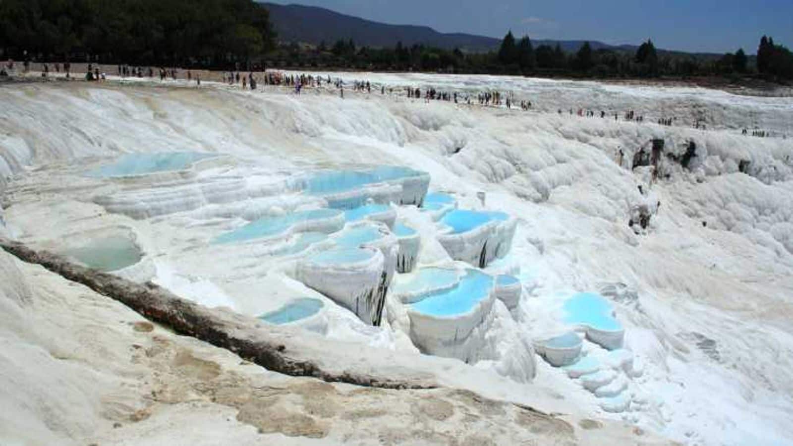 Travel to Pamukkale, Turkey for a tranquil thermal experience