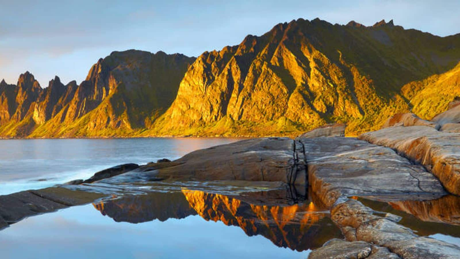 When in Tromso, indulge in golfing during the midnight sun