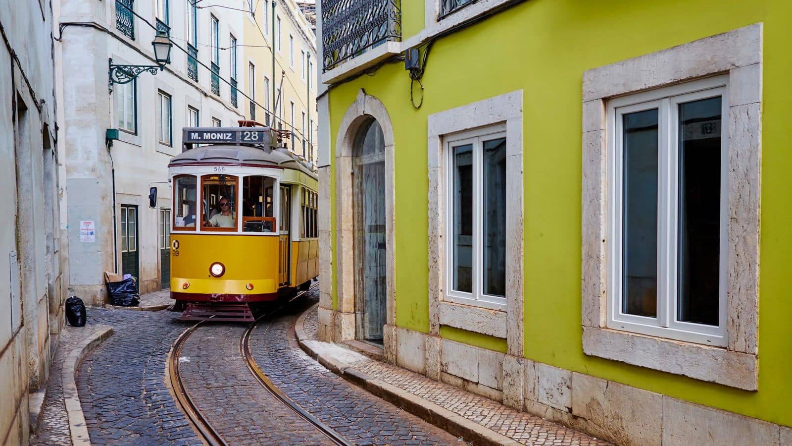 Exploring Lisbon on the historic Tram 28
