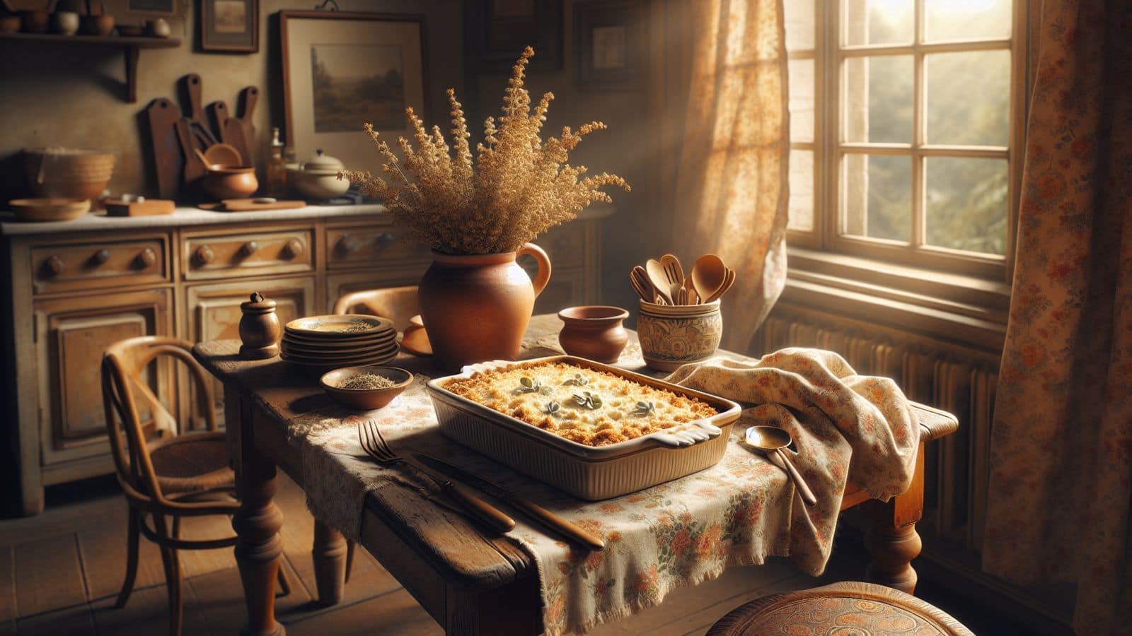 Try this rustic Italian white bean casserole recipe