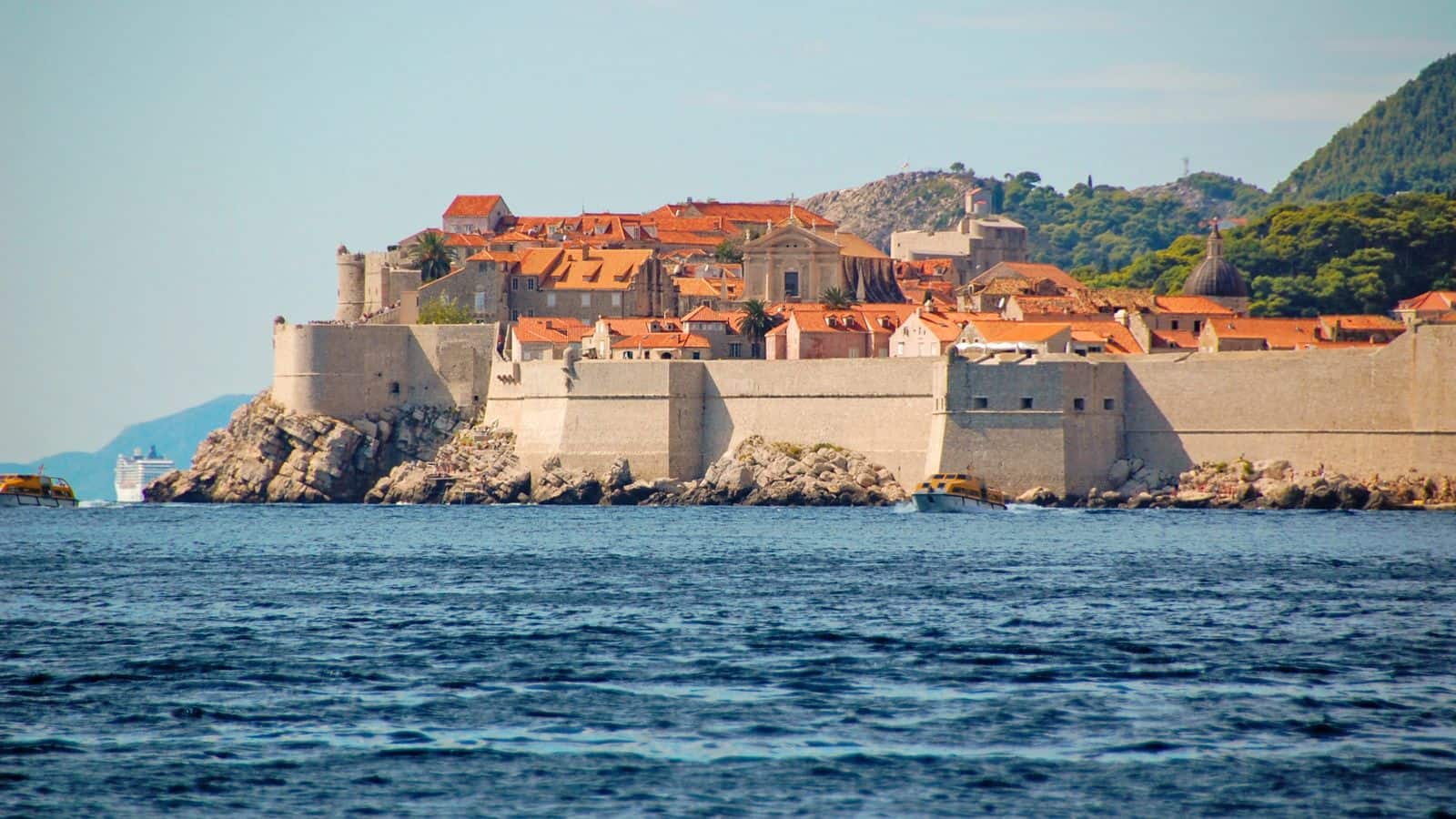 Stroll along Dubrovnik's ancient walls for some stunning views