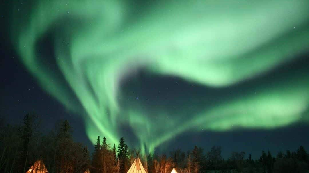 Experience the northern lights in Aurora Village, Iqaluit, Canada