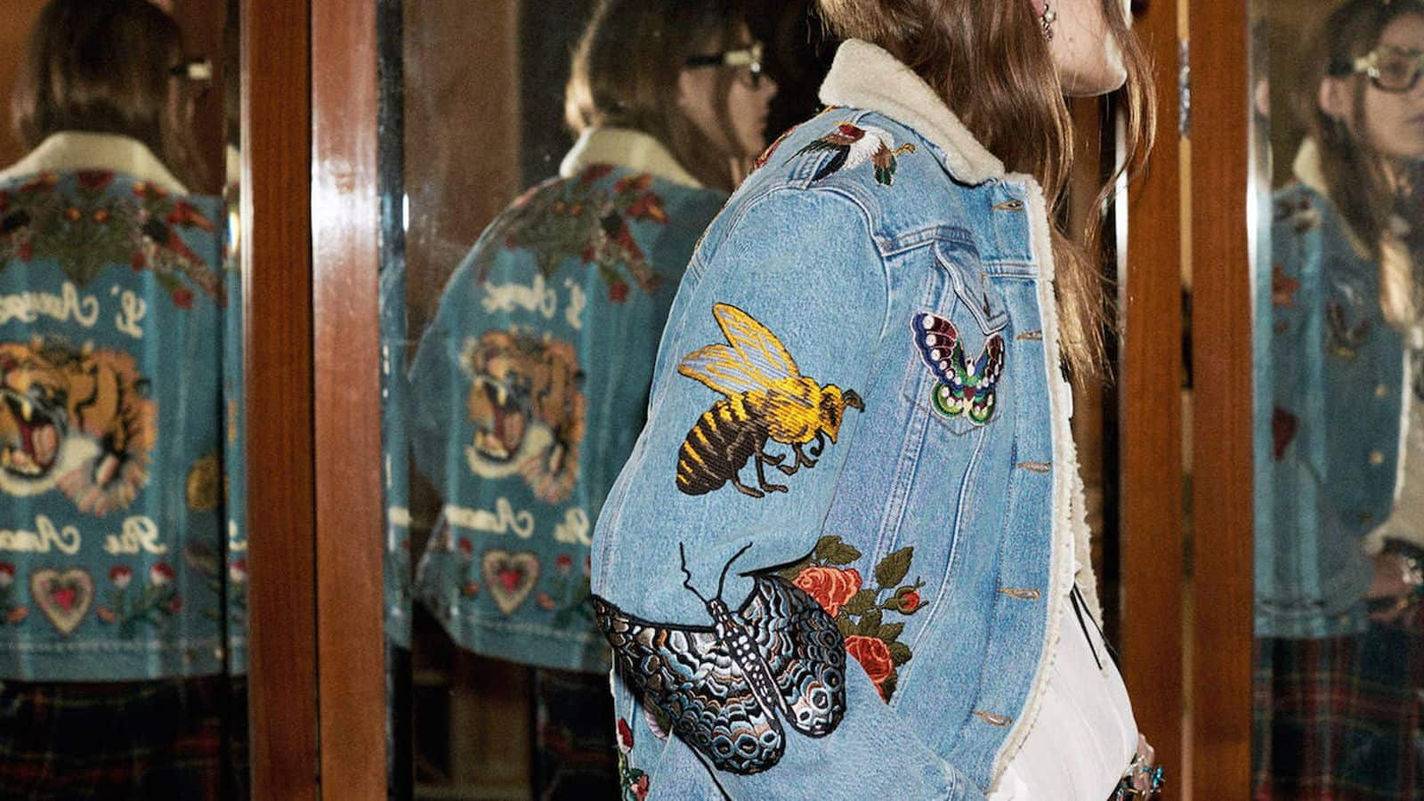 Revamping denim jackets with patches