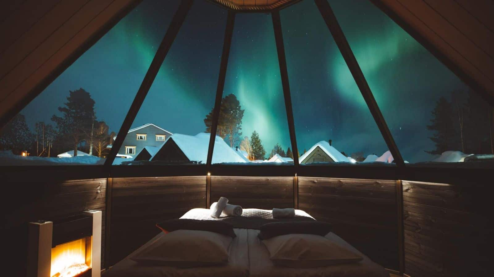 Experience the magic of Finnish Lapland's glass igloos