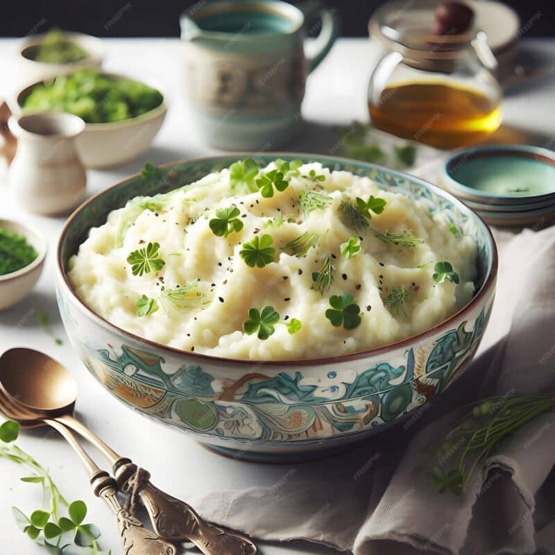 Impress your guests with this hearty Irish vegan colcannon