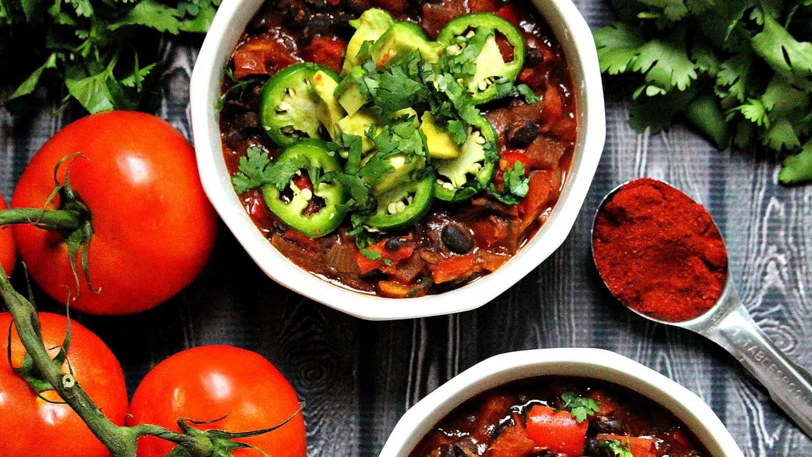 Cook this lip-smacking vegan bean chili with this recipe