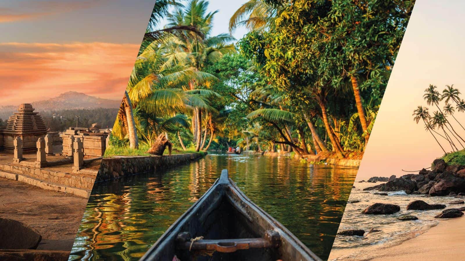 Canoe through Kerala's serene backwaters