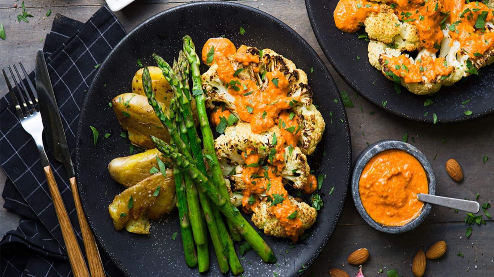 Check out this crispy cauliflower steaks recipe