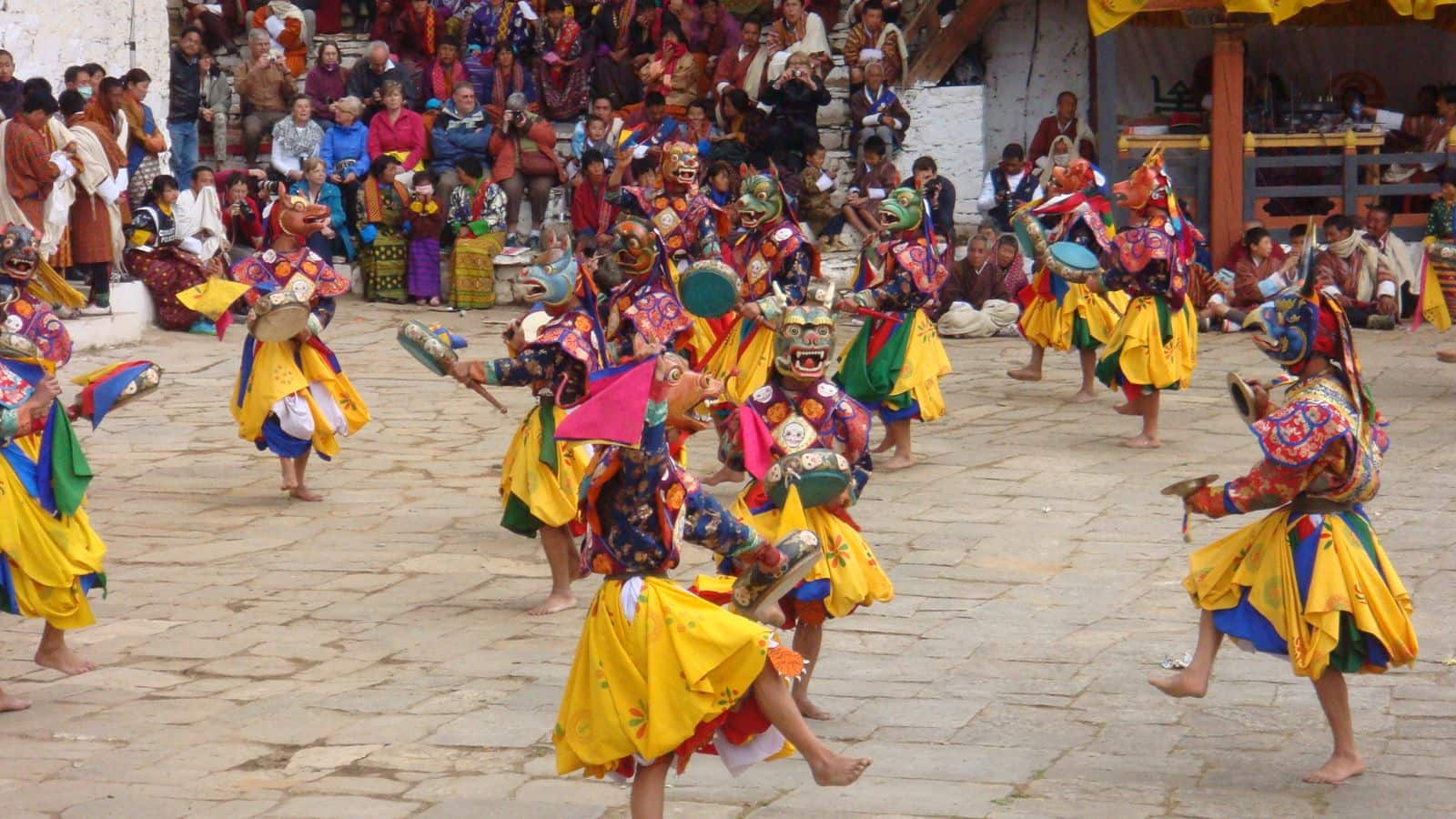 Experience the vibrant Paro Tsechu Festival, Bhutan