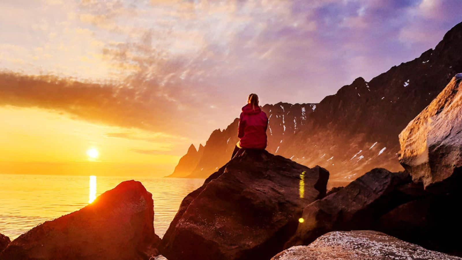 Experience the midnight sun in Svalbard, Norway