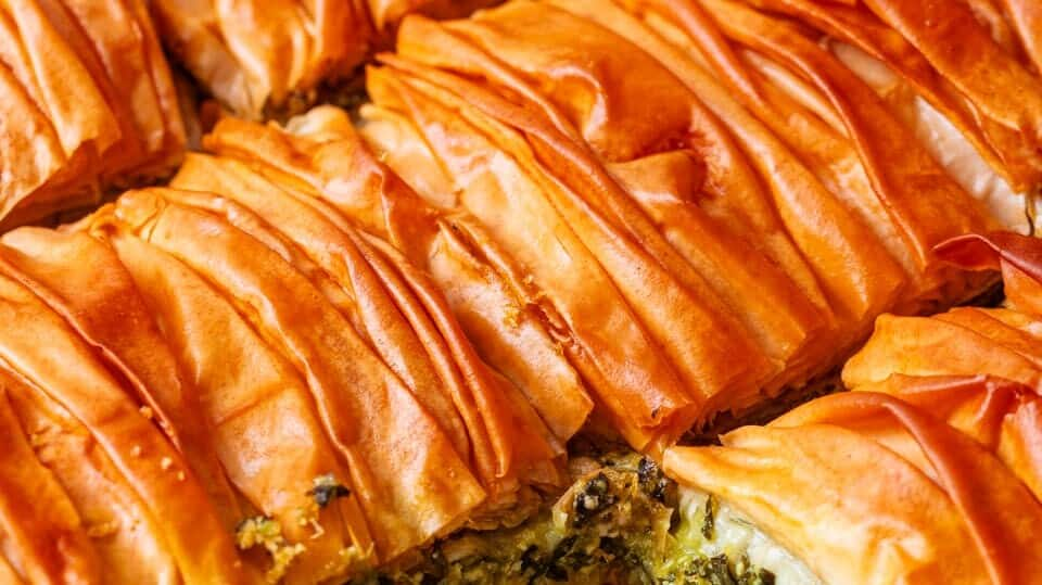 Try this Greek spanakopita with tofu feta recipe