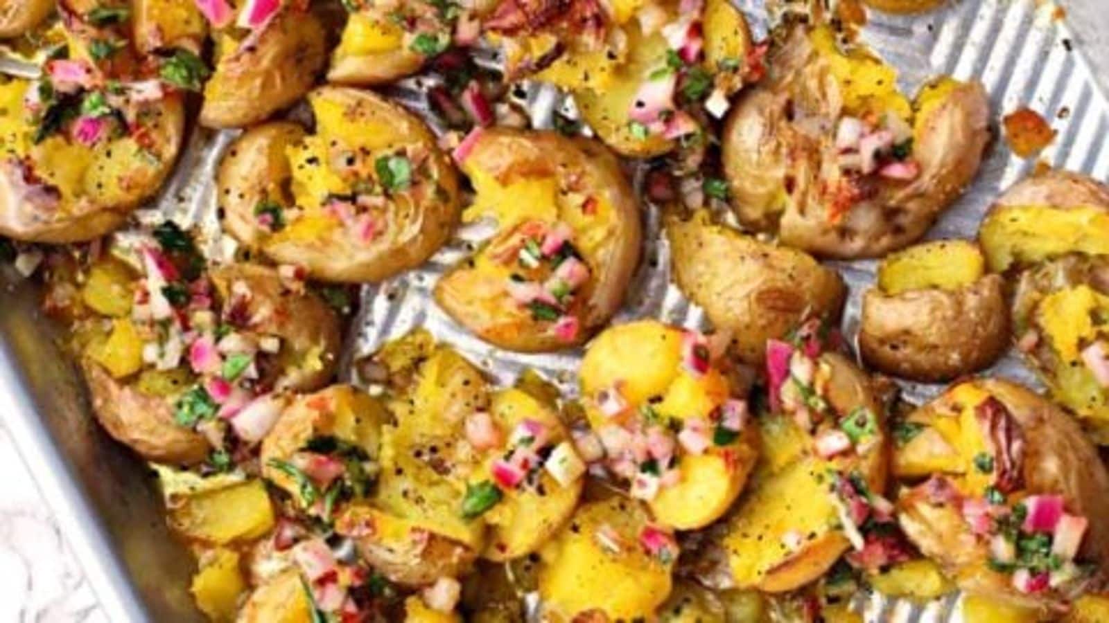 Try this Argentine chimichurri potato salad recipe