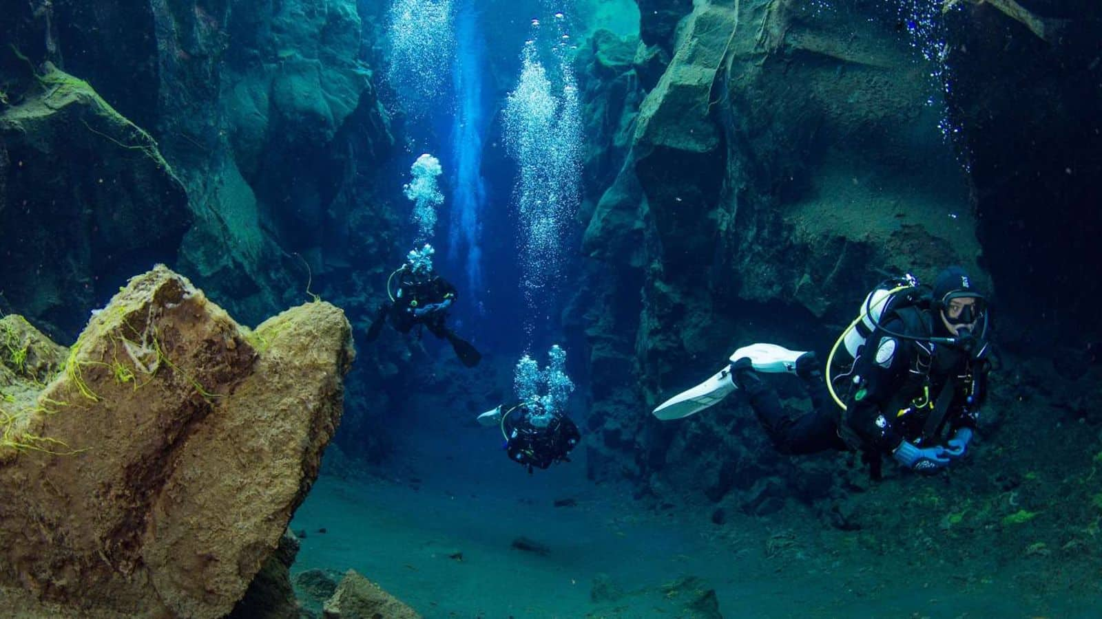 Dive into Iceland's crystal clear Silfra fissure