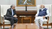 Bill Gates meets Modi, lauds India's progress in various sectors Bill Gates meets Modi, lauds India's progress in various sectors