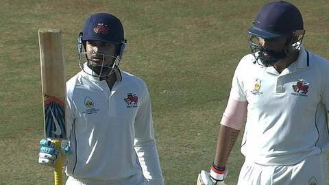 Ranji Trophy: Mumbai set a target of 312 for Gujarat Ranji Trophy: Mumbai set a target of 312 for Gujarat