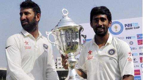 Saha, Pujara help Rest of India team lift Irani Cup Saha, Pujara help Rest of India team lift Irani Cup
